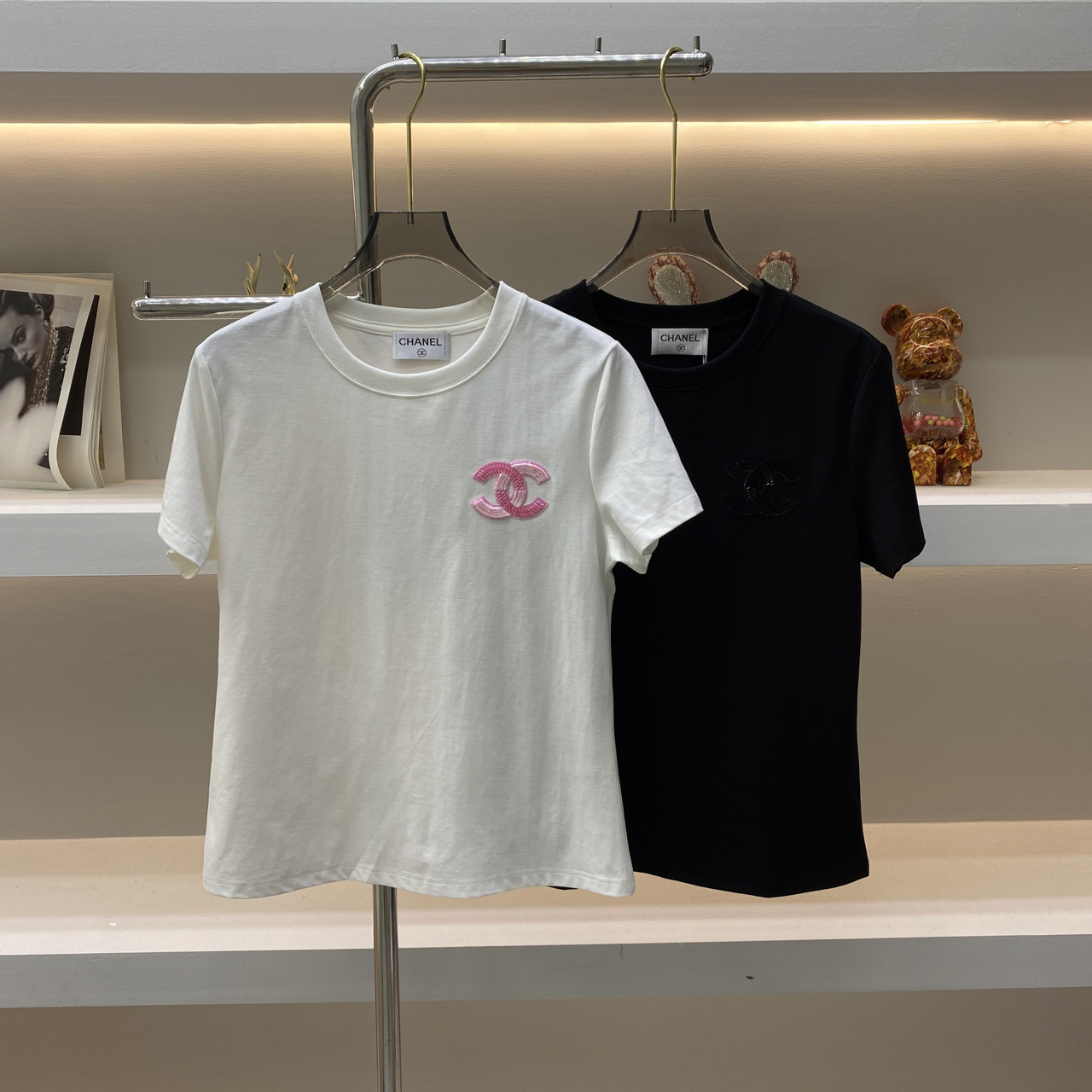 Chanel Clothing T-Shirt Cotton Stretch Spring/Summer Collection