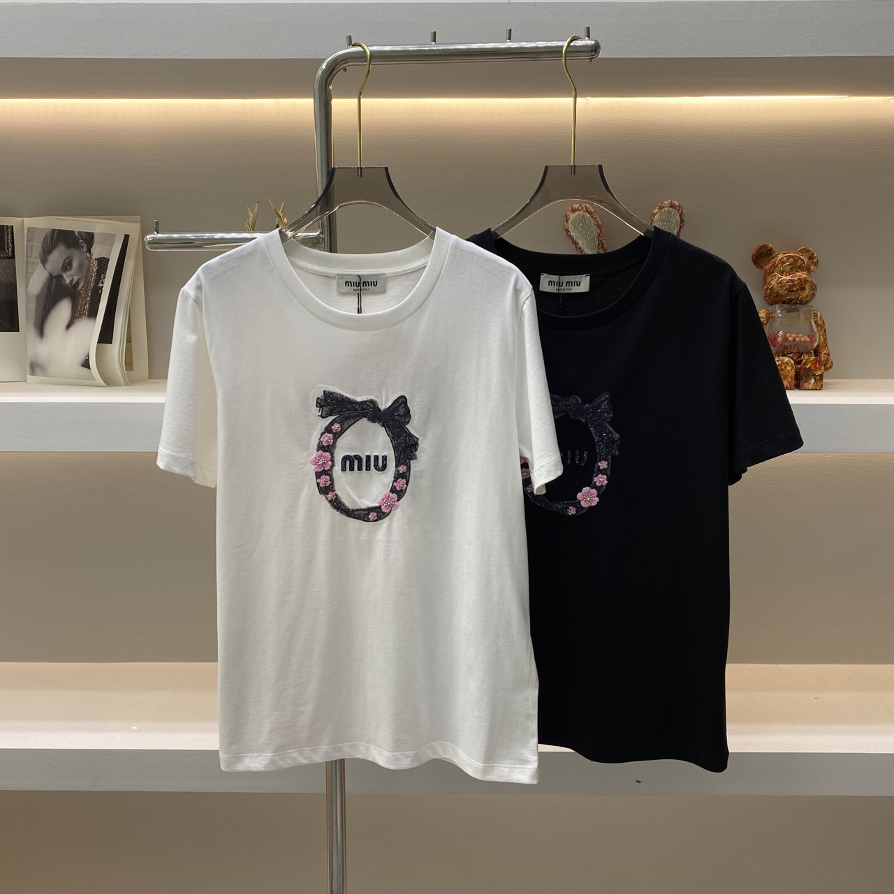MiuMiu Aaaaa +
 Vêtements T-Shirt Coton Collection printemps – été