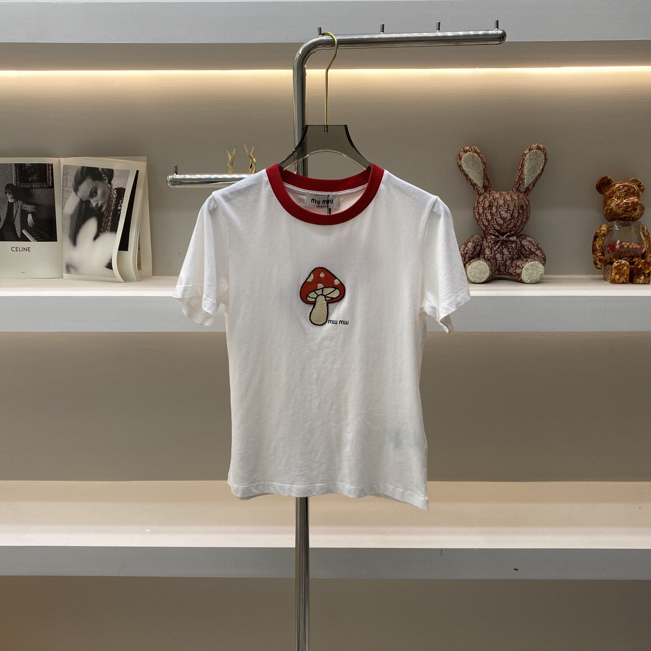 MiuMiu Vêtements T-Shirt Coton Collection printemps – été