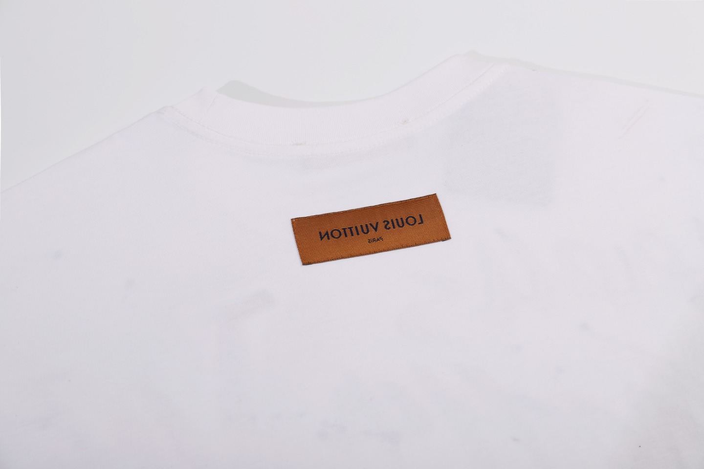 Louis Vuitton/路易威登 老花手绘涂鸦短袖T恤 黑色 白色