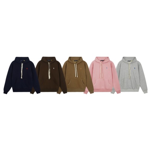 Ralph Lauren Clothing Hoodies Brown Grey Pink White Unisex Fall/Winter Collection Vintage Hooded Top 1 Ralph Lauren Clothing Hoodies Brown Grey Pink White Unisex Fall/Winter Collection Vintage Hooded Top
