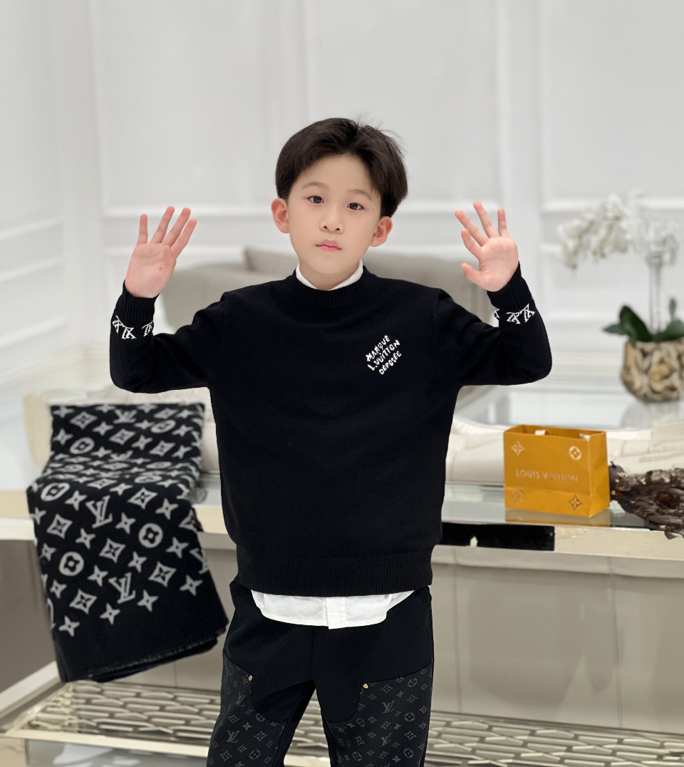 LV New Letter and Flower Sweater, High-Quality Comfortable Fashion in Various Sizes - 图片 8