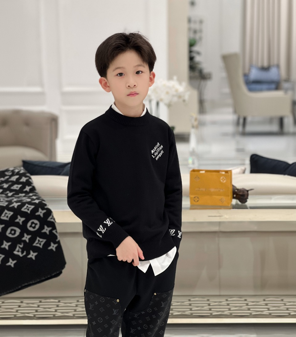 LV New Letter and Flower Sweater, High-Quality Comfortable Fashion in Various Sizes - 图片 7