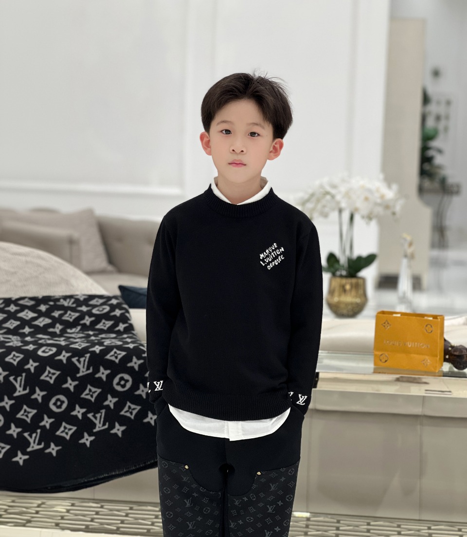 LV New Letter and Flower Sweater, High-Quality Comfortable Fashion in Various Sizes - 图片 9