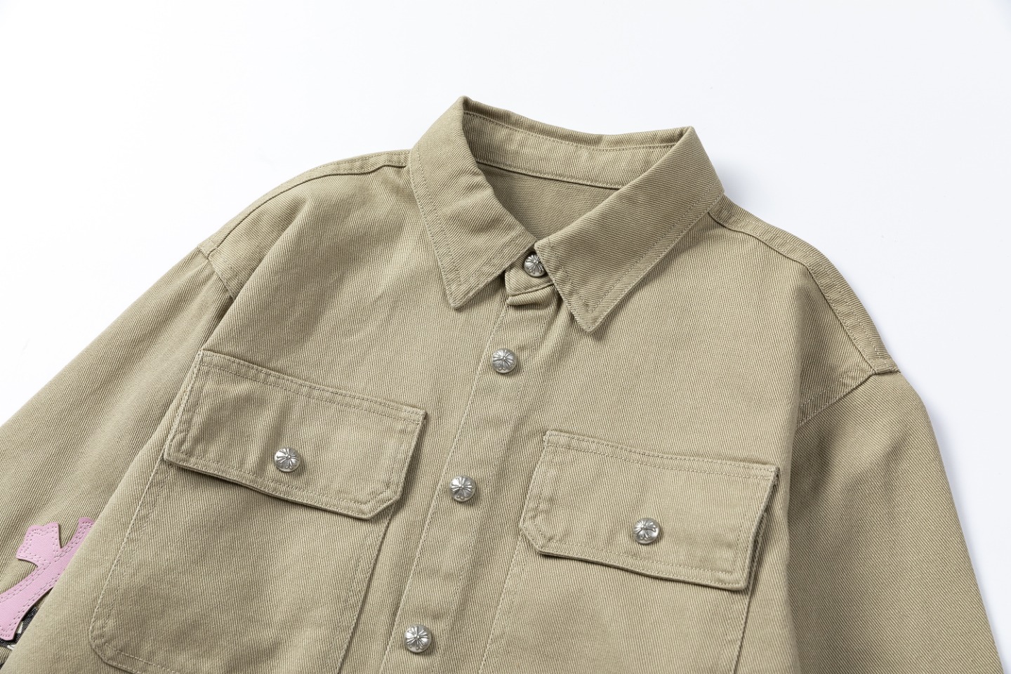 Crocson Cowboy Suit: Premium Cotton, Chinese Silver Buttons, Unique Detailing. - 图片 3