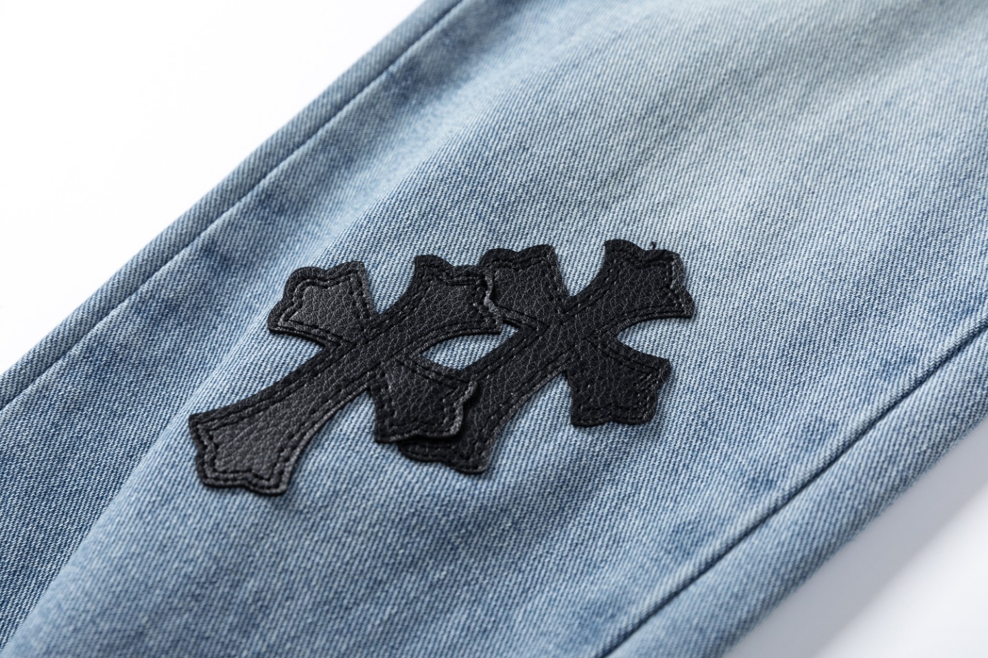 Stylish Classic Corset Jeans in Marble-Lined Roads, Quality Cotton Cowboy Fabric. - 图片 6