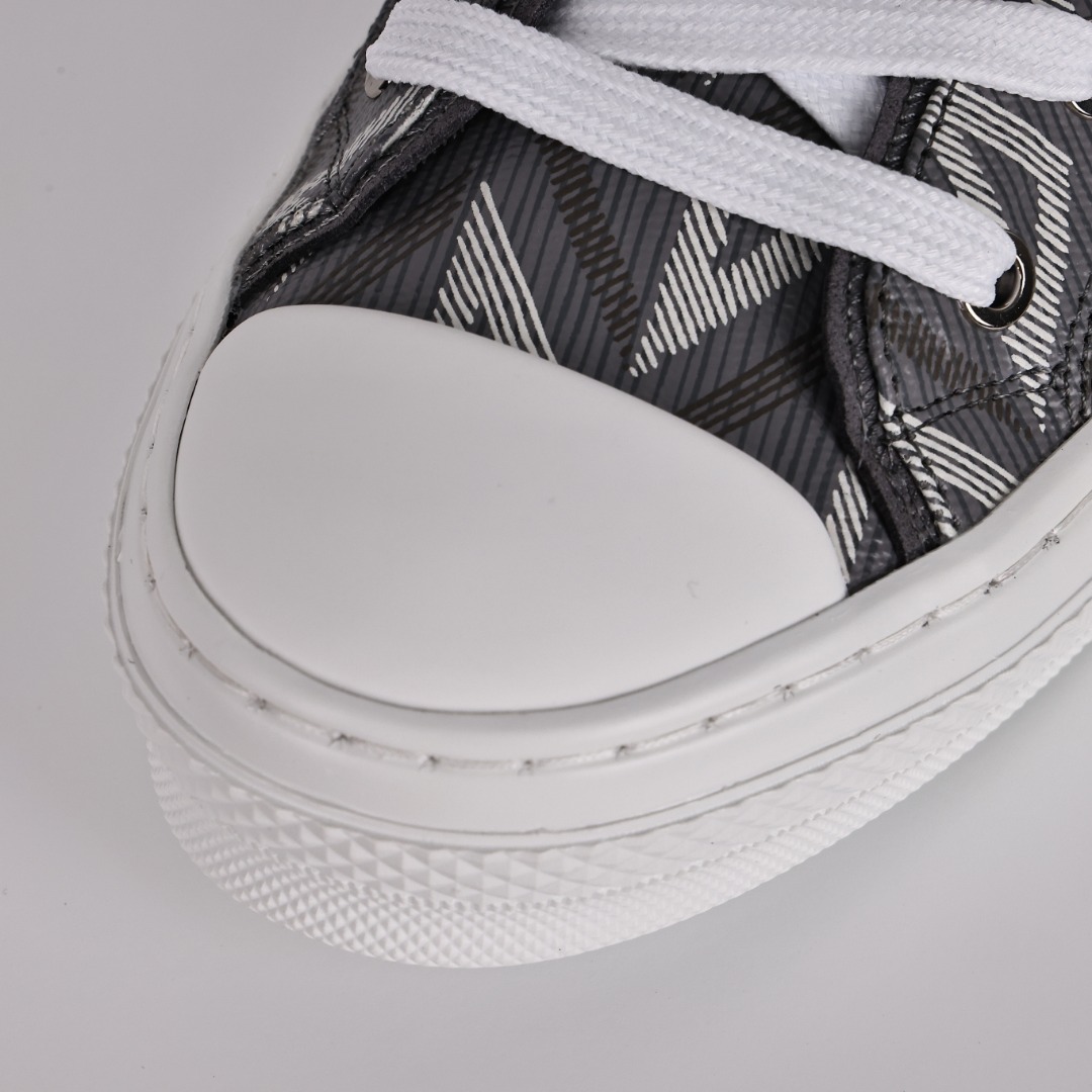 偏大一码#DiorB23ObliqueHighTopSneakers迪奥“CD重影”系列钻石CD灰色立体