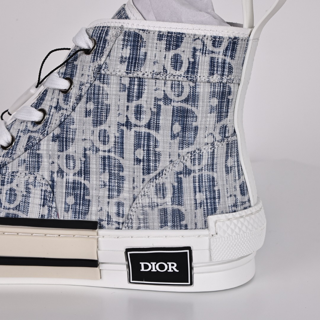 偏大一码#DiorB23ObliqueHighTopSneakers迪奥“CD重影”系列鞋面电绣3d立体