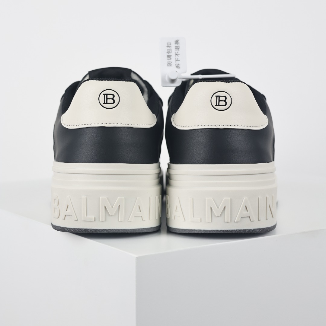 450 D4 广东原装品质 新款系列出货 BALMAiN巴尔曼 B-Court 休闲男款板鞋