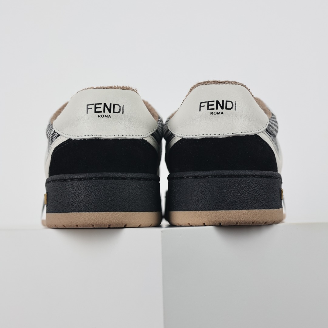 D4 Guangdong original quality 15 color version FENDI Match sneaters low-top sneakers