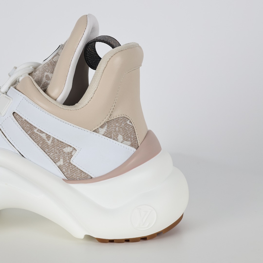 奢品牌-路易威登Louis Vuitton Archlight Sneakers LV真皮拼色减震网面运动弓型舞蹈复古老爹运动鞋