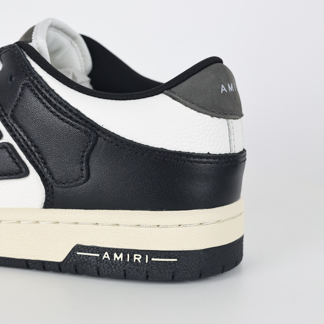 AMIRI Skel Top Low Sneakers 洛杉矶街头之王 高奢·埃米尔 骨骼板鞋 黑骨头