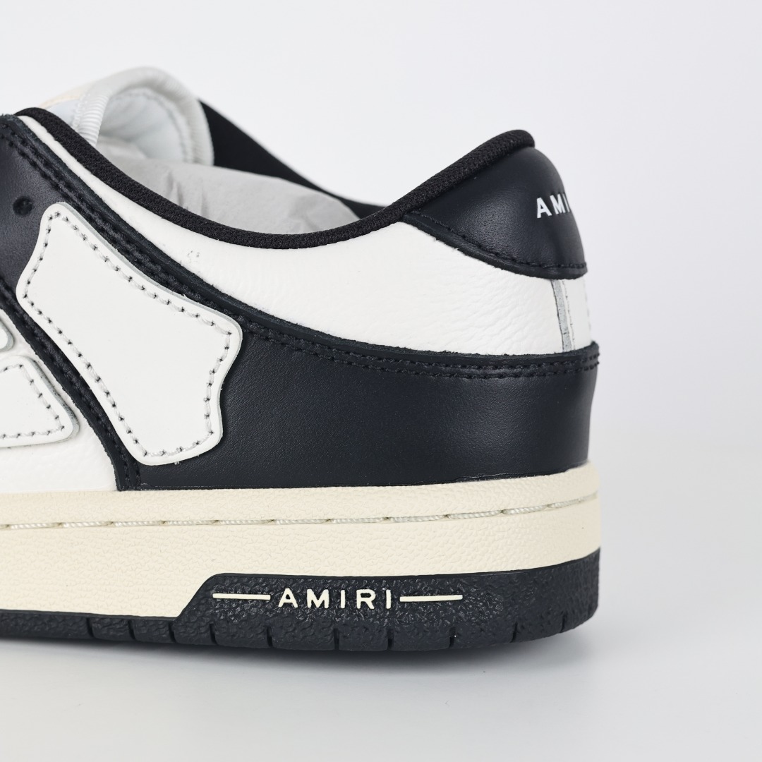 AMIRI Skel Top Low Sneakers 洛杉矶街头之王 高奢·埃米尔 骨骼板鞋 白骨头