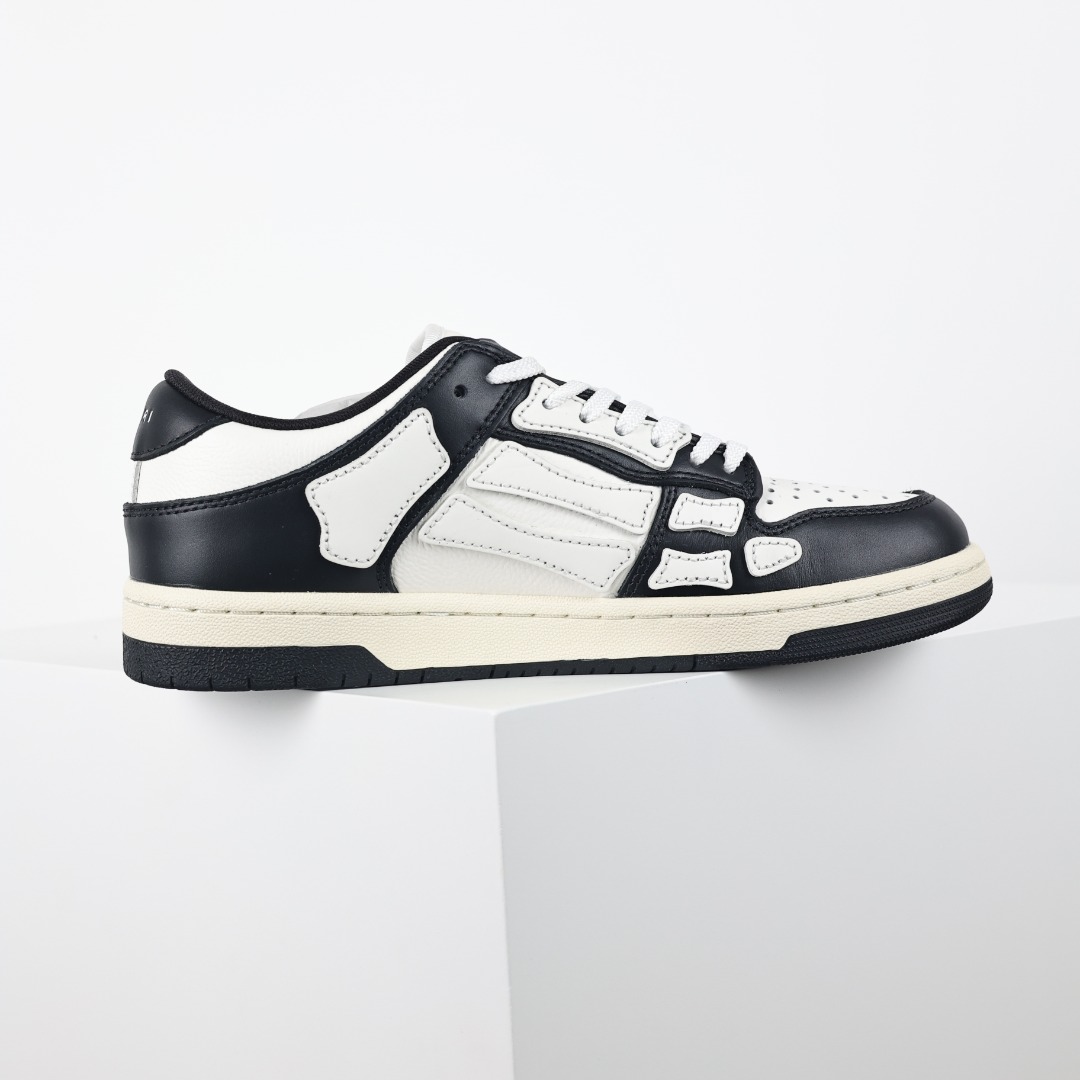 AMIRI Skel Top Low Sneakers 洛杉矶街头之王 高奢·埃米尔 骨骼板鞋 白骨头