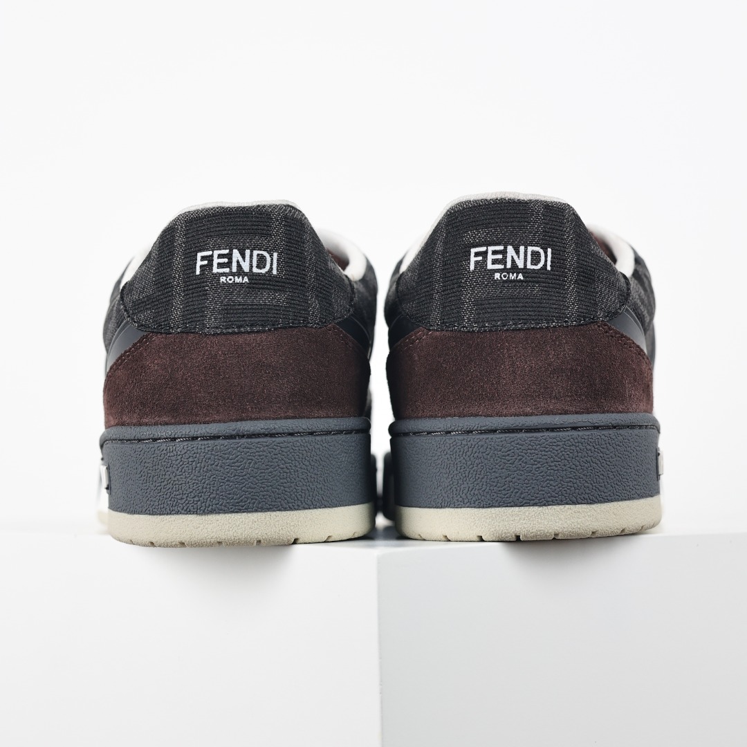 D4 广东原装高端品质 40色 FENDI 芬迪 Match sneaters 低帮运动鞋