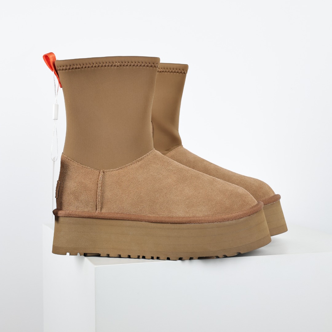 X1 全网最齐 ugg 100个配色 市面顶级版本 UGG 铅笔靴长筒 5cm厚底 长筒