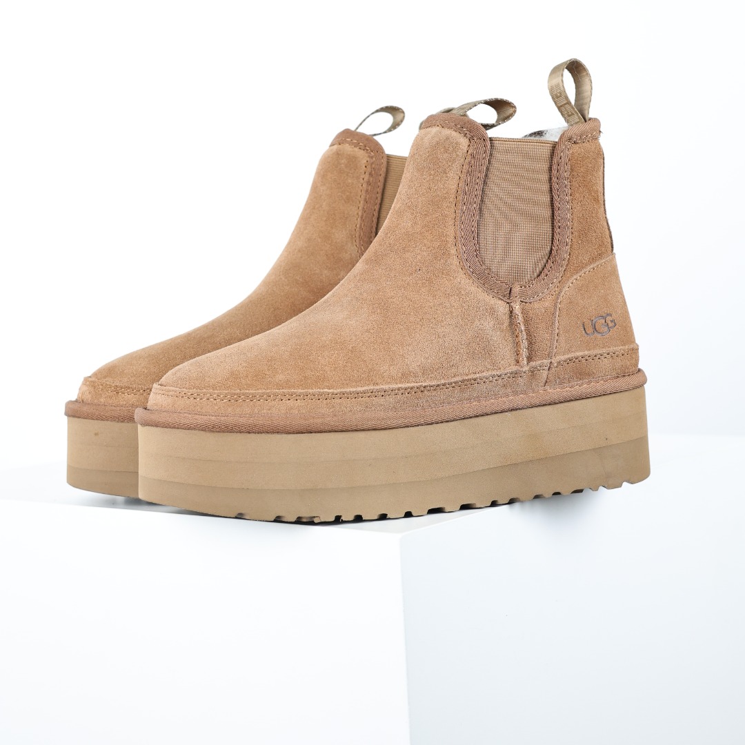 X1 全网热卖款最齐 UGG 100个配色 市面顶级版本 UGG 双拉切尔西 5cm厚底