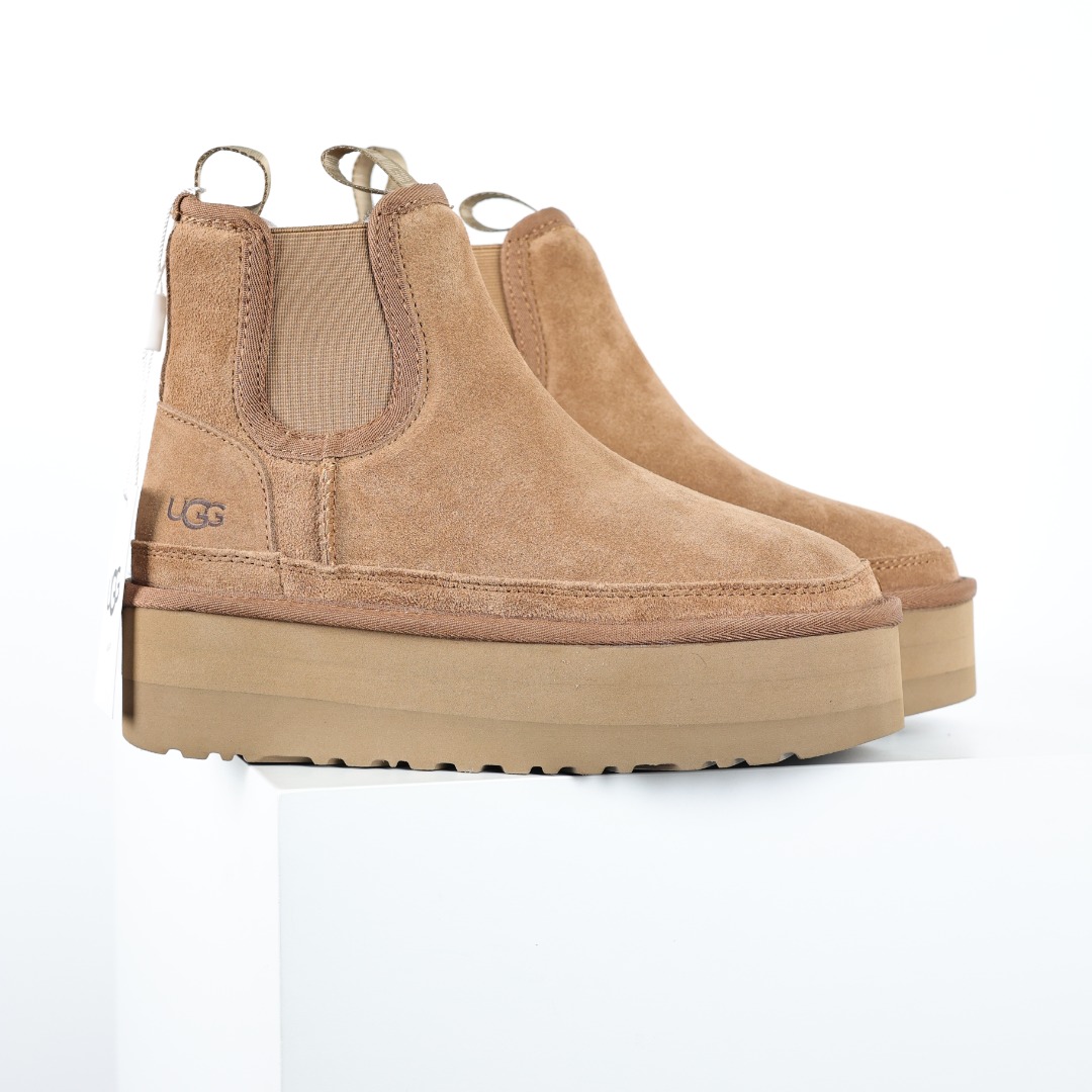 X1 全网热卖款最齐 UGG 100个配色 市面顶级版本 UGG 双拉切尔西 5cm厚底