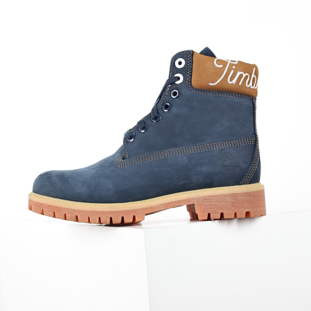 X1 中山纯原顶级版本 市面独家配色款式 Timberland 添柏岚/天伯伦 1973联名蓝色