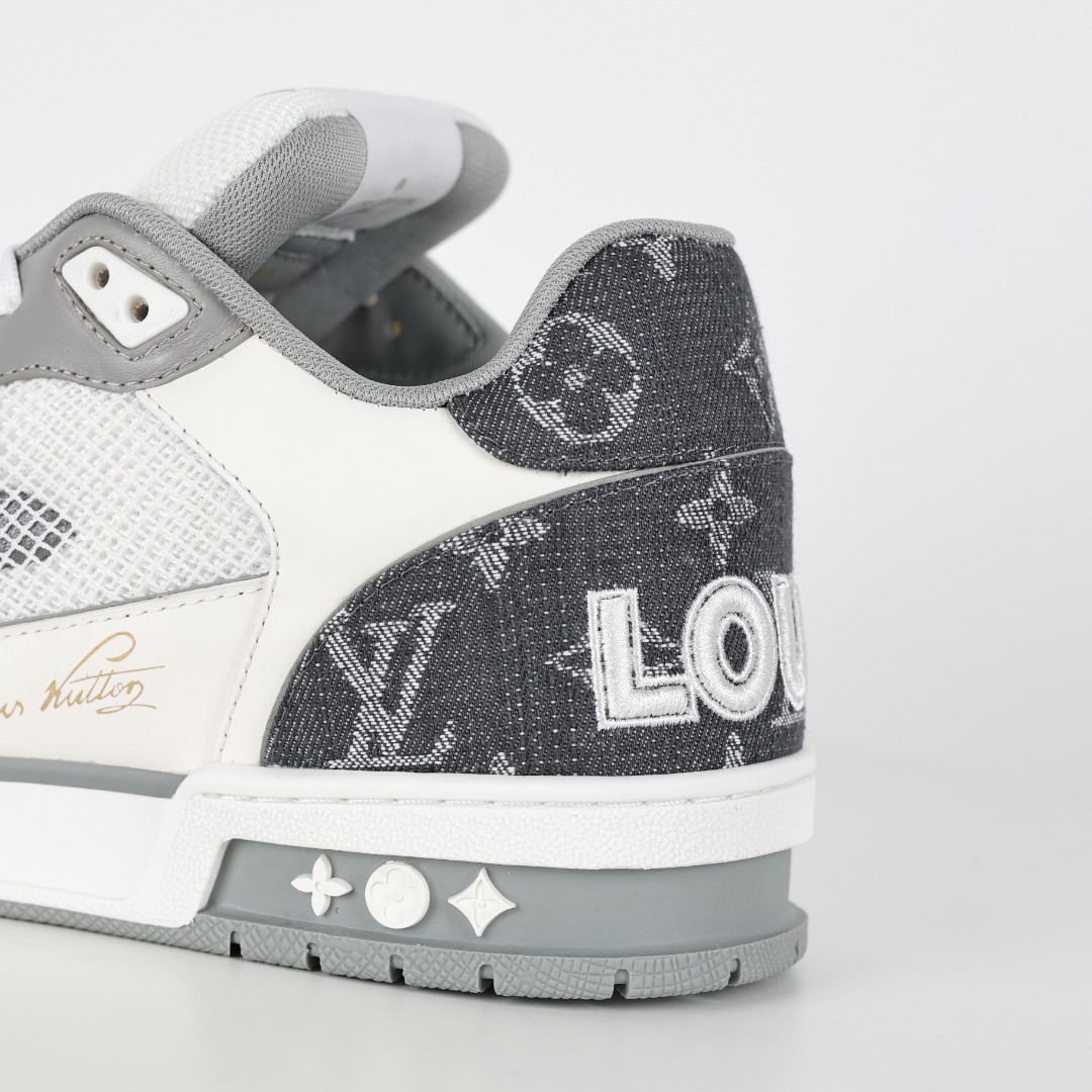LoLouis Vuitton Trainer Sneaker Low 运动系列低帮复古百搭休闲运动文化篮球板鞋