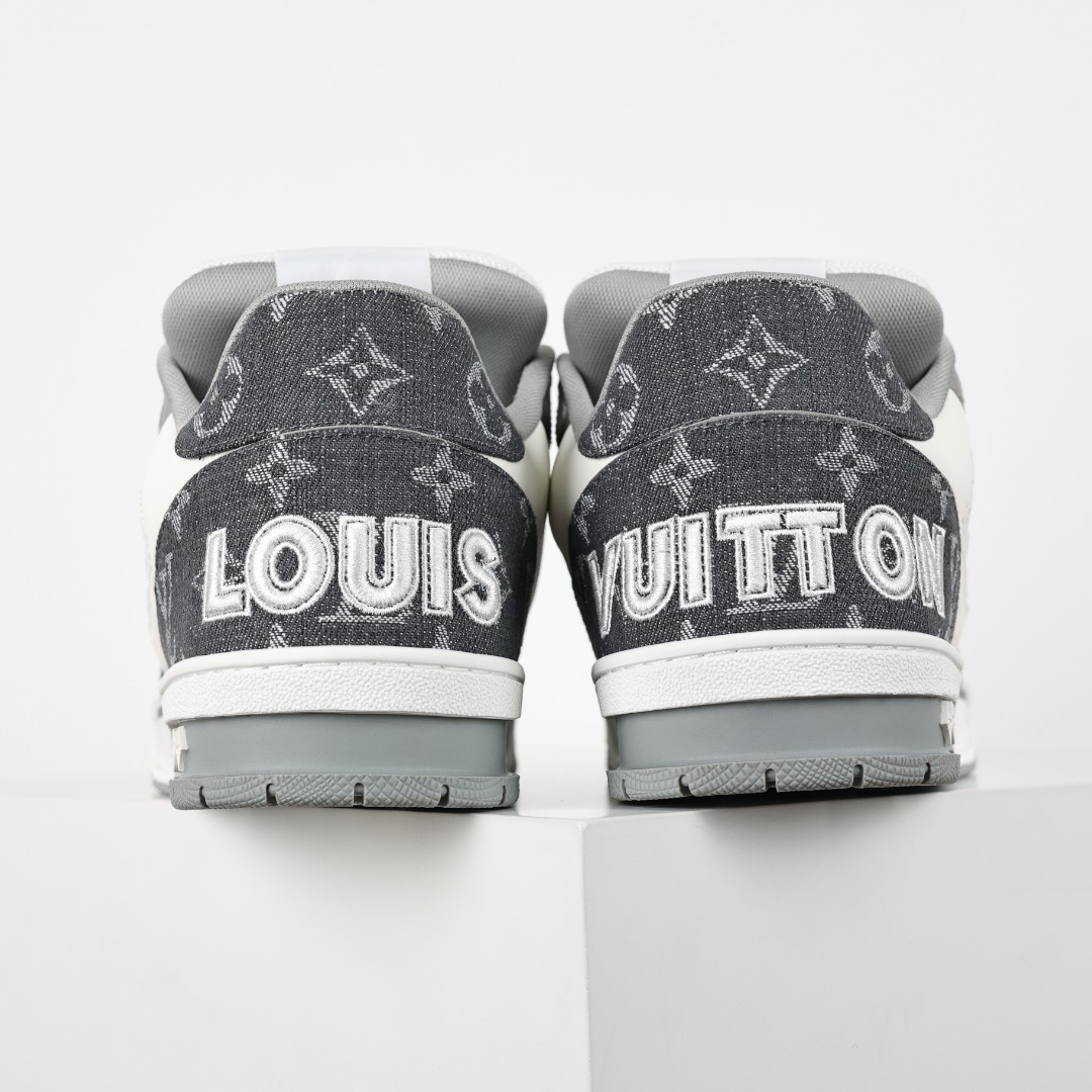 LoLouis Vuitton Trainer Sneaker Low 运动系列低帮复古百搭休闲运动文化篮球板鞋