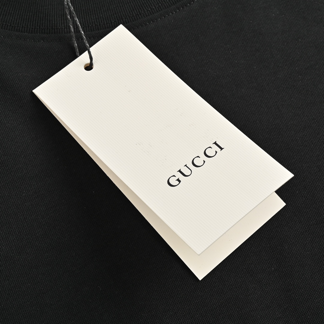 130 Gucci/古驰 24FW 经典印花短袖 采用32支双纱