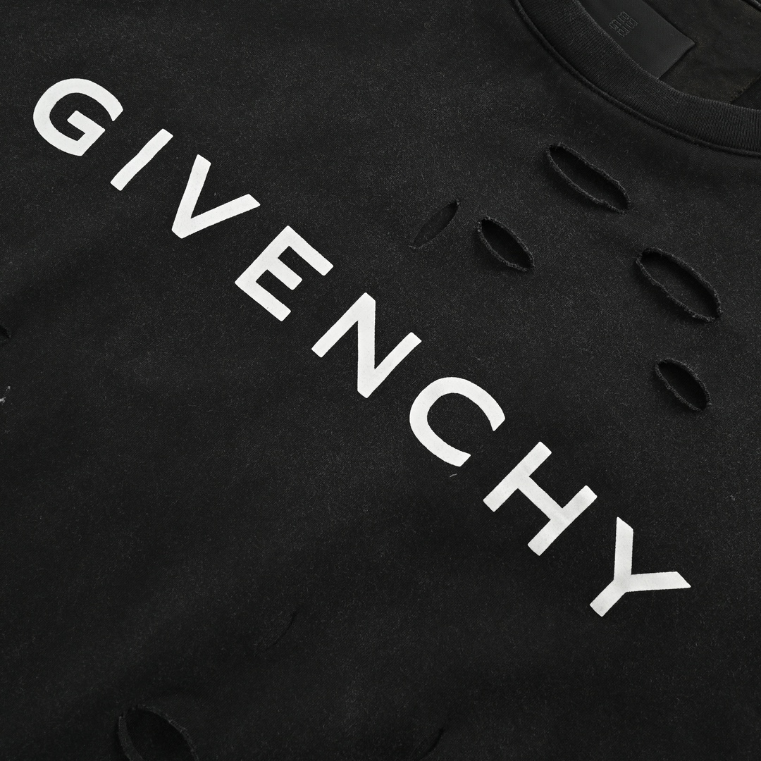 Givenchy/纪梵希 双层破洞短袖