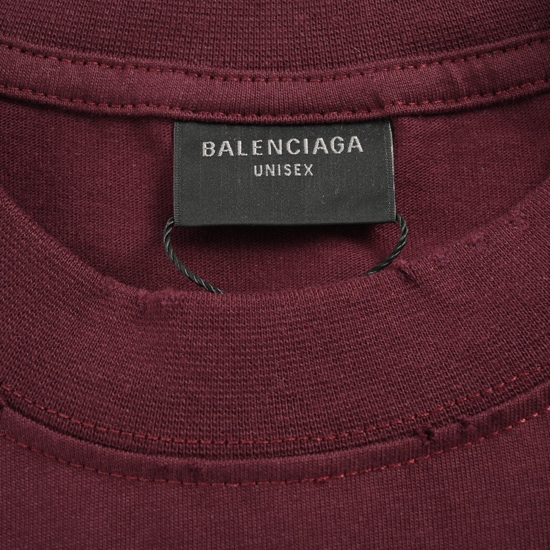 Balenciaga/巴黎世家 做旧水洗胶带LOGO短袖水洗黑 水洗蓝 白色-Chinese UA Cheap High Quatity Brand Clothes Bags handbags Sneakers wholesale wholesaler seller from China Factory suppliers Fashion Clothing Shoes best Quality Beautiful Price Balenciaga/巴黎世家 做旧水洗胶带LOGO短袖水洗黑 水洗蓝 白色