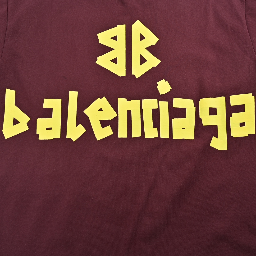 Balenciaga/巴黎世家 做旧水洗胶带LOGO短袖水洗黑 水洗蓝 白色-Chinese UA Cheap High Quatity Brand Clothes Bags handbags Sneakers wholesale wholesaler seller from China Factory suppliers Fashion Clothing Shoes best Quality Beautiful Price Balenciaga/巴黎世家 做旧水洗胶带LOGO短袖水洗黑 水洗蓝 白色