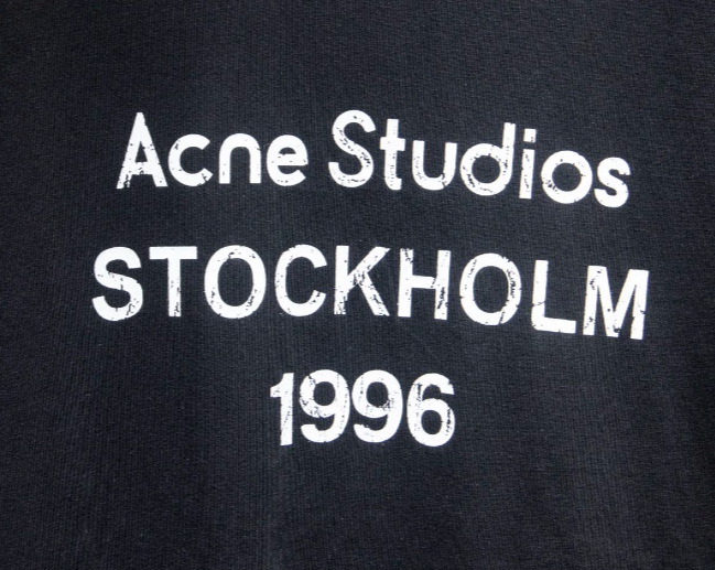 Acne Studios 24ss1996喷墨印花短袖