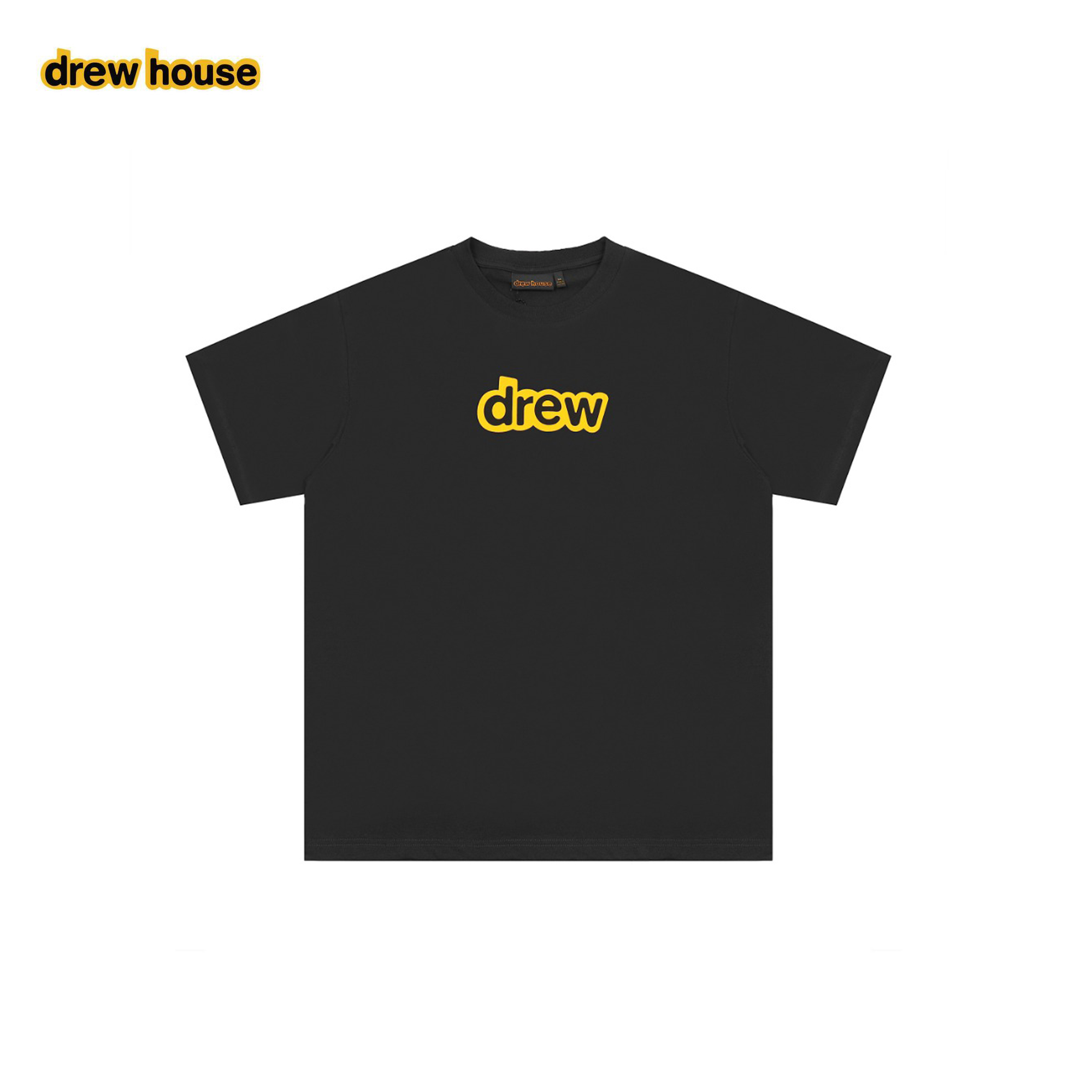 Drew house/笑脸 24ss经典字母LOGO短袖