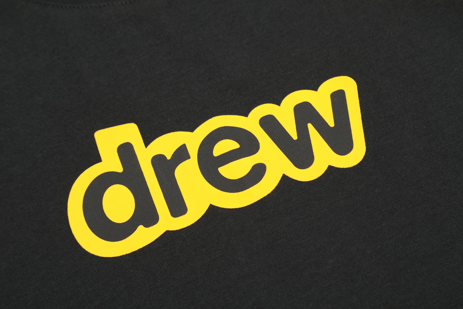 Drew house/笑脸 24ss经典字母LOGO短袖