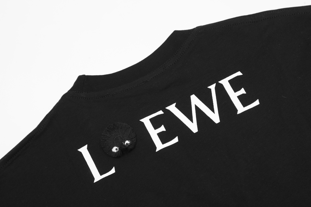 Loewe/罗意威24SS 千与千寻无脸男刺绣短袖T恤