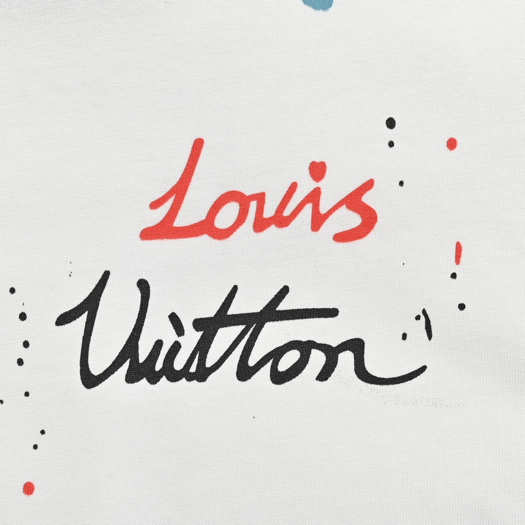 LOUIS VUITTON/路易威登 2涂鸦字母LOGO短袖