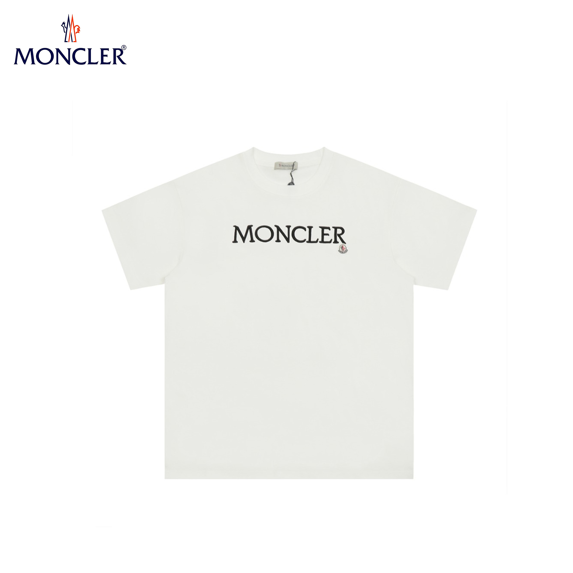 Moncler/蒙口24ss经典印花贴布LOGO短袖