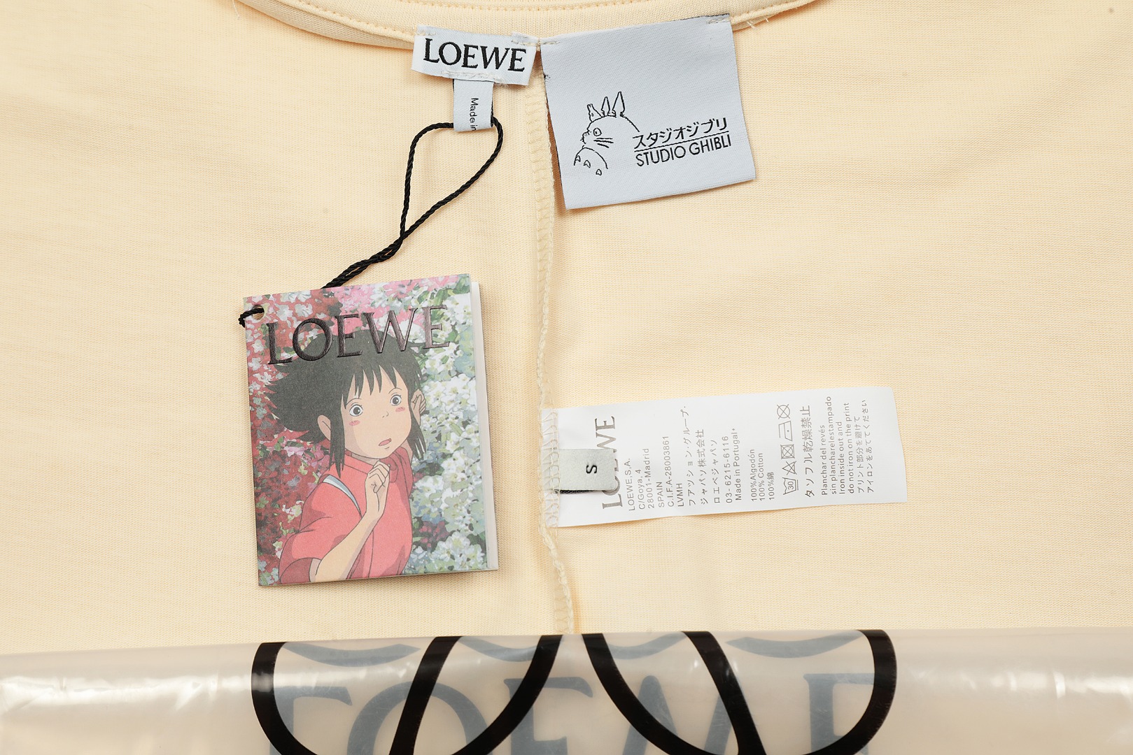 Loewe/罗意威24SS 千与千寻煤球短袖