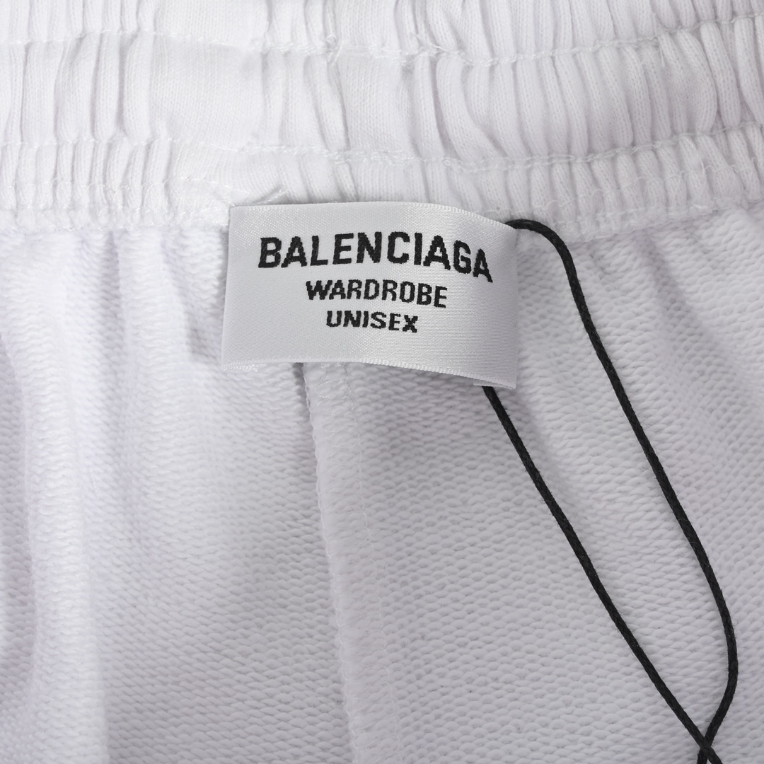 Balenciaga/巴黎世家 24ss经典刺绣LOGO短裤