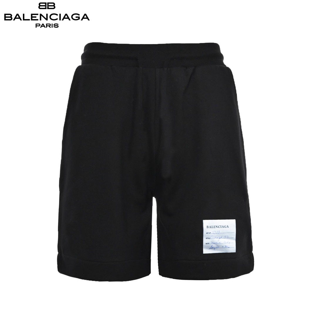 Balenciaga/巴黎世家贴布字母刺绣短裤