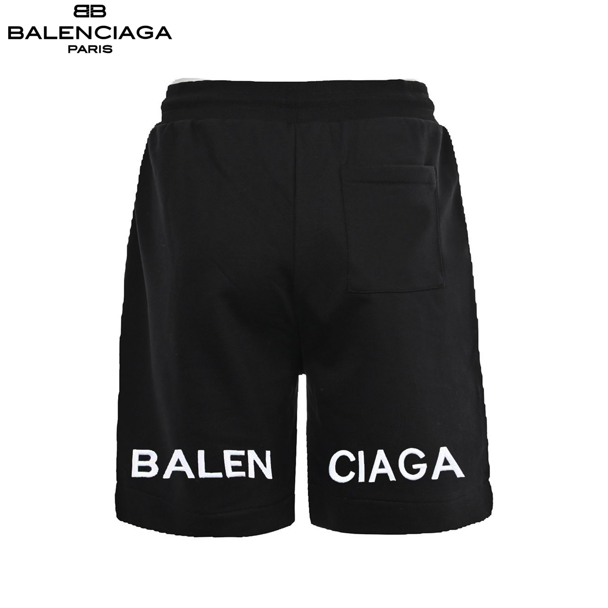 Balenciaga/巴黎世家贴布字母刺绣短裤