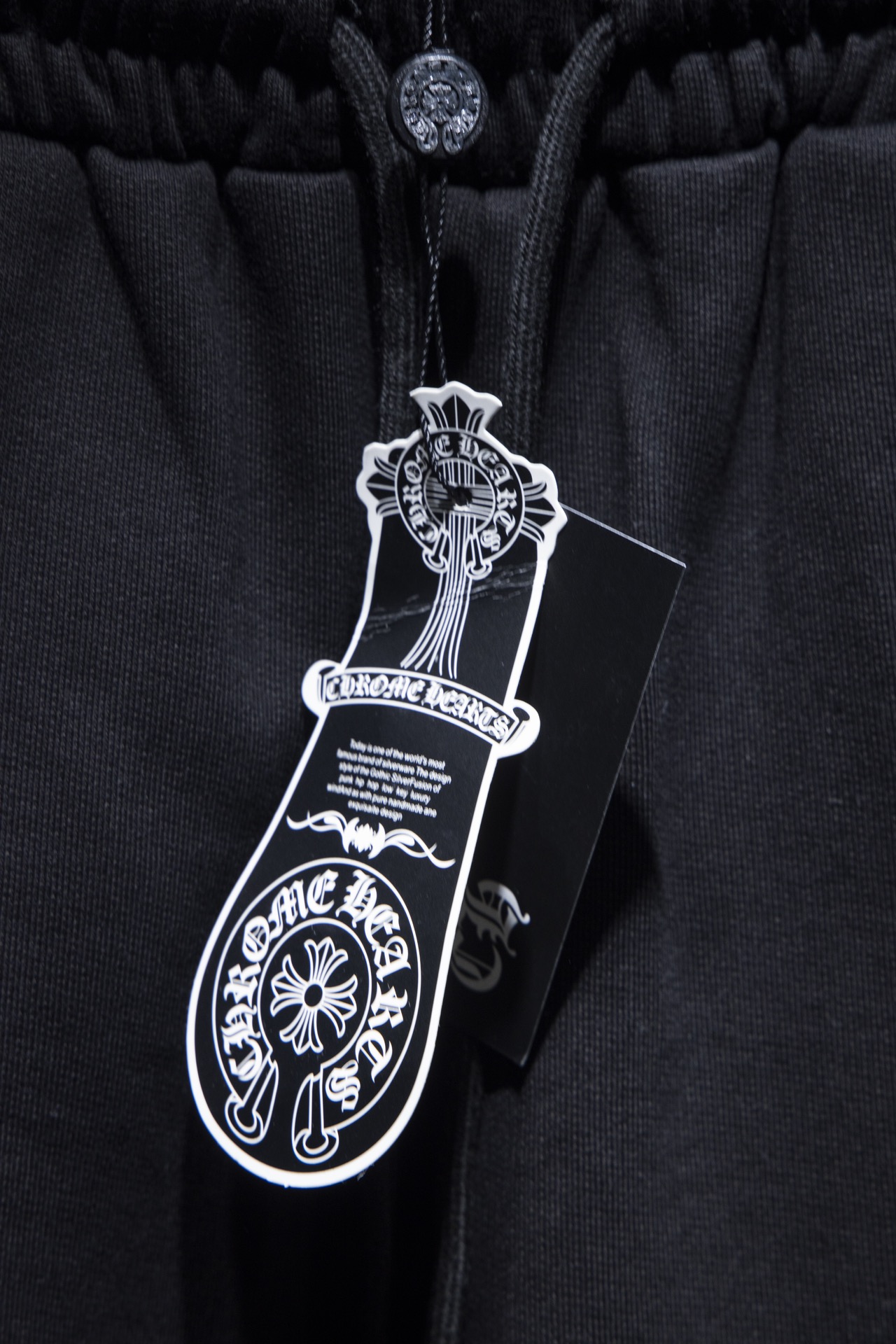 Chrome Hearts/克罗心五金LOGO皮标手工短裤