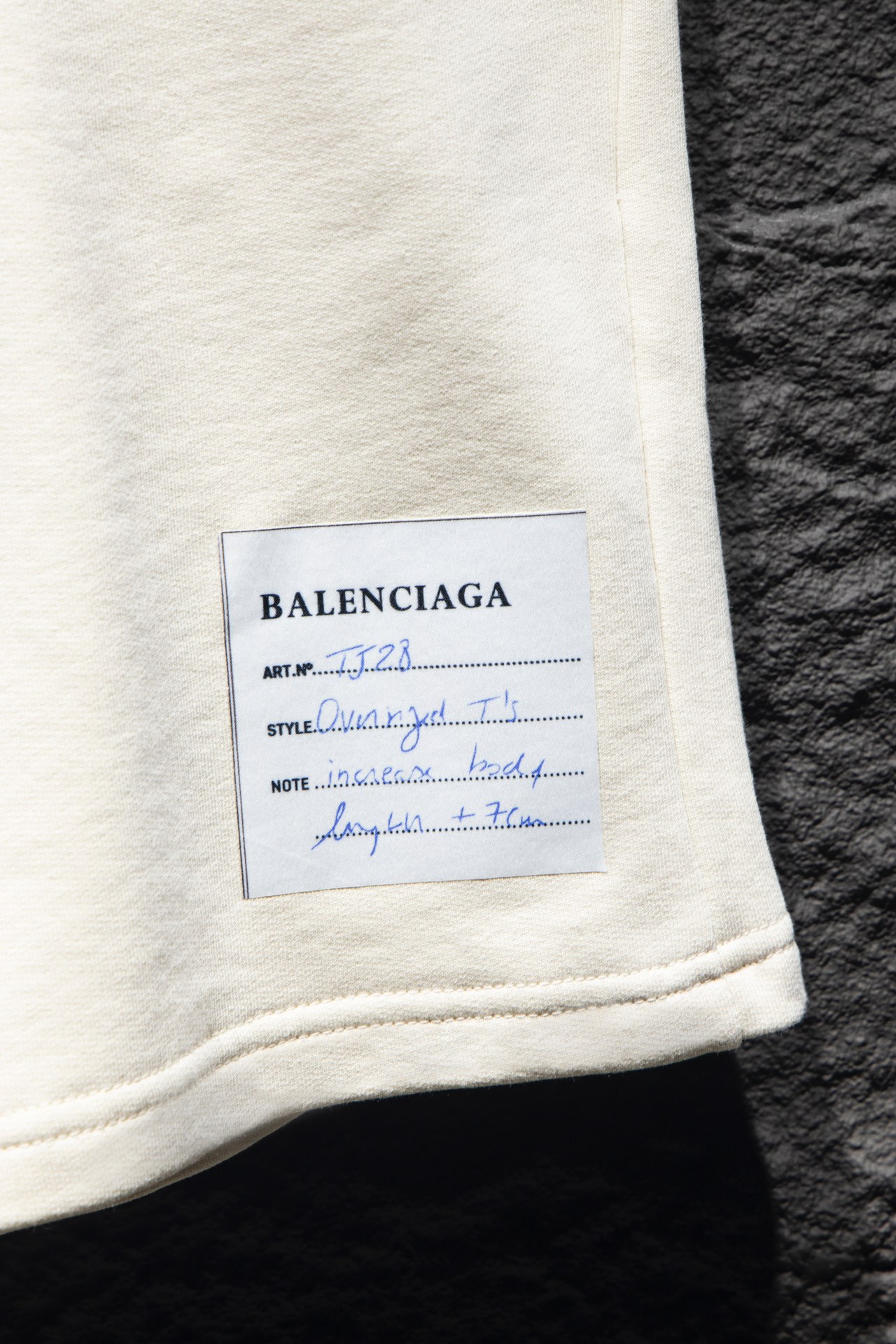 Balenciaga/巴黎世家贴布字母刺绣短裤