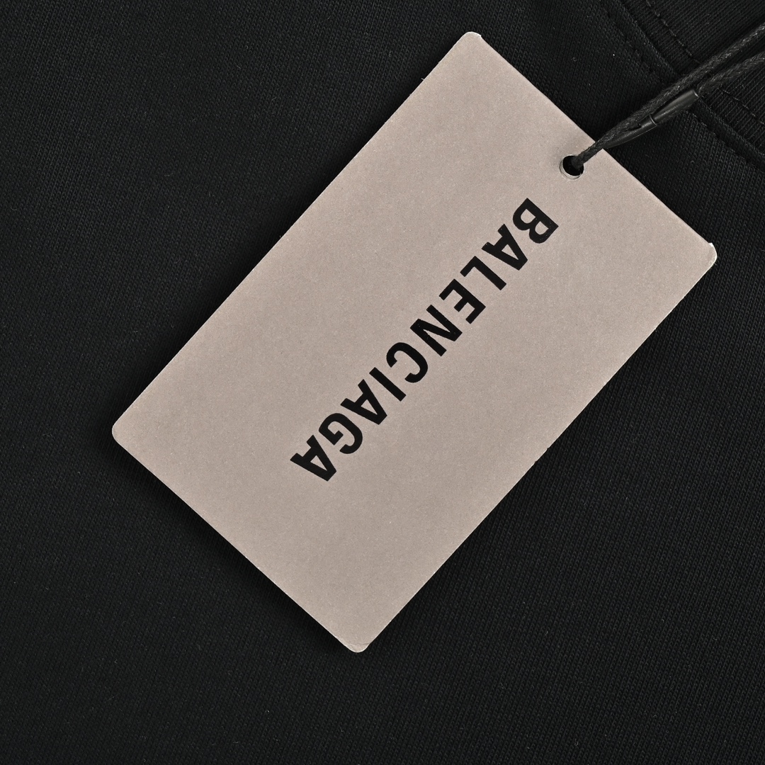 Balenciaga/巴黎世家 24ss 花呗分期联名款短袖 黑色 白色