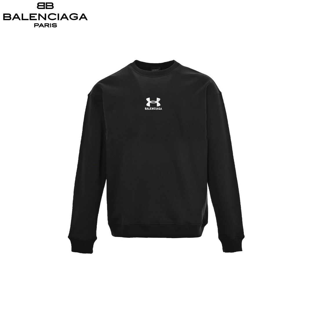 Balenciaga/巴黎世家 24ss安德玛联名刺绣l0go长袖