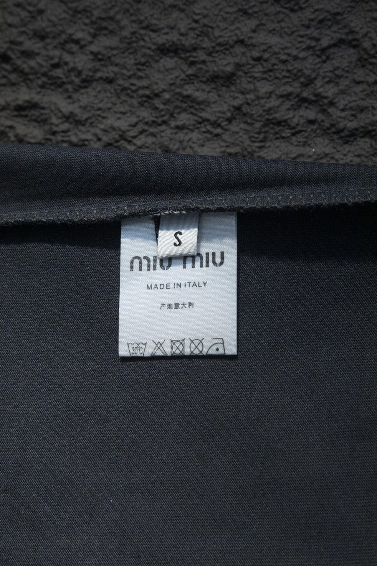 MIUMIU/缪缪 24ss 贴布LOGO长袖卫衣