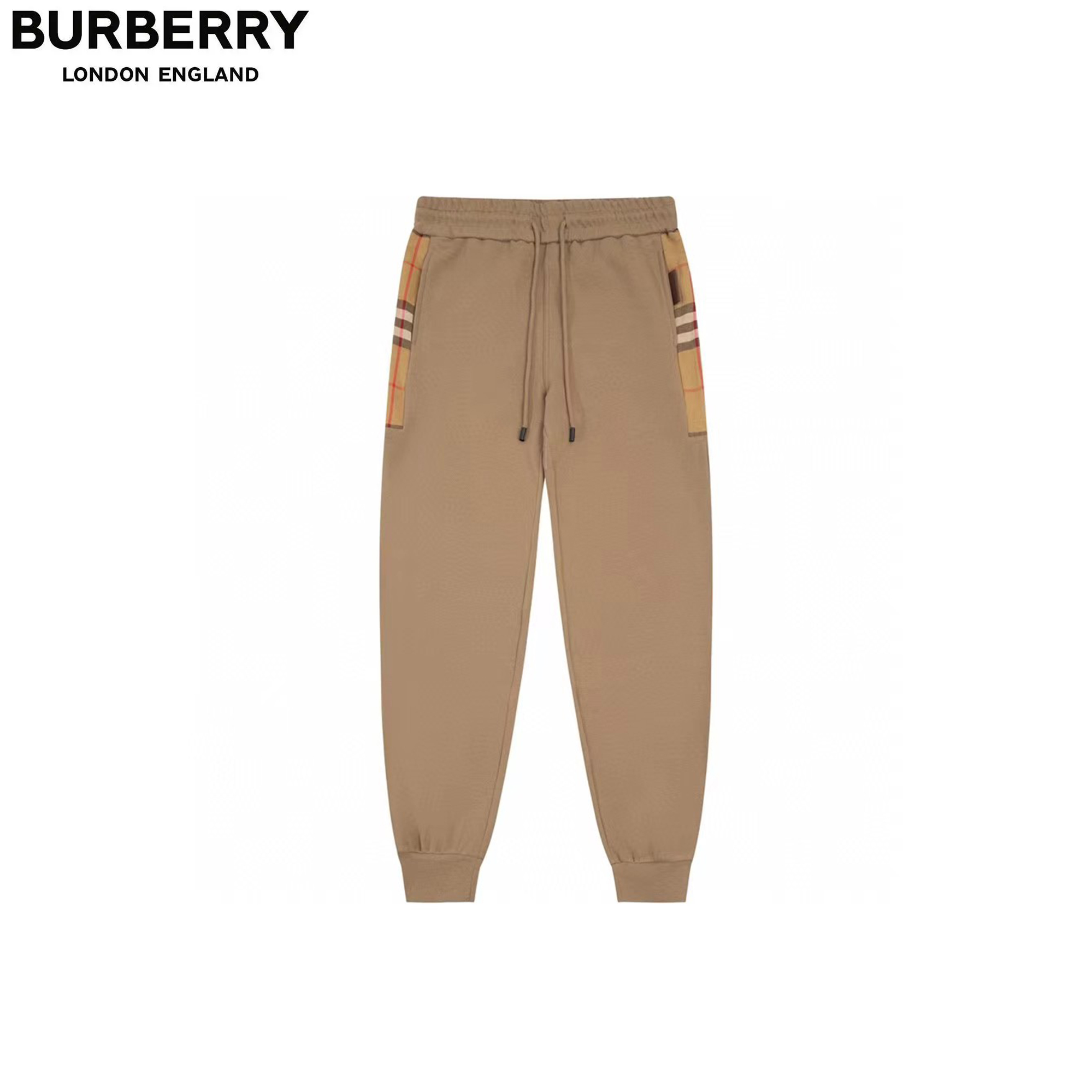 Burberry/巴宝莉 侧边网格线条长裤