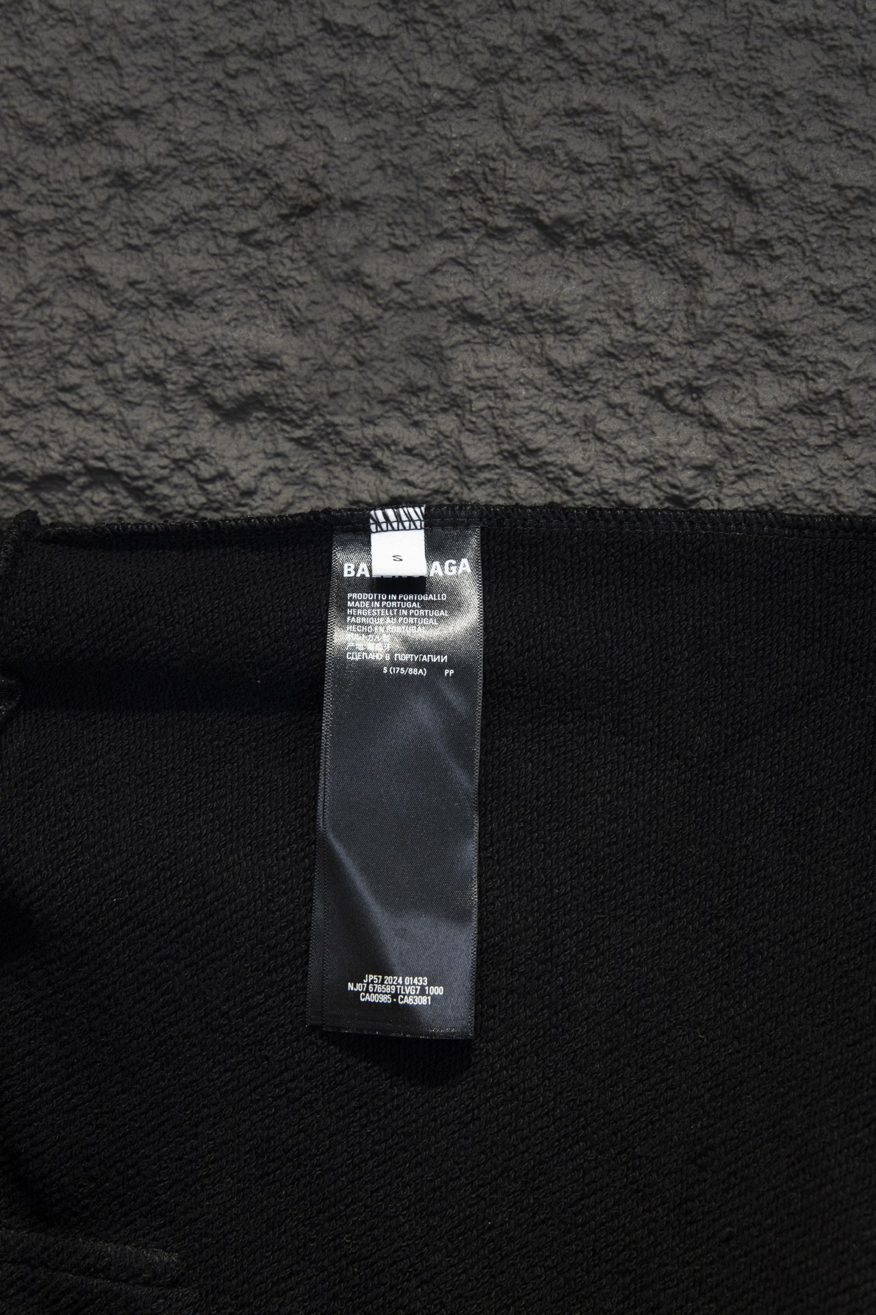 Balenciaga/巴黎世家 24ss 刺绣双环LOGO开衫卫衣