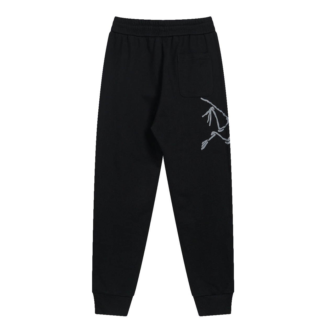 Arc'teryx/始祖鸟 24FW经典大LOGO长裤 黑 白