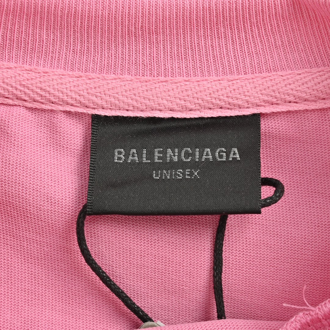 Balenciaga/巴黎世家 24ss 曼联logo印花长袖T恤