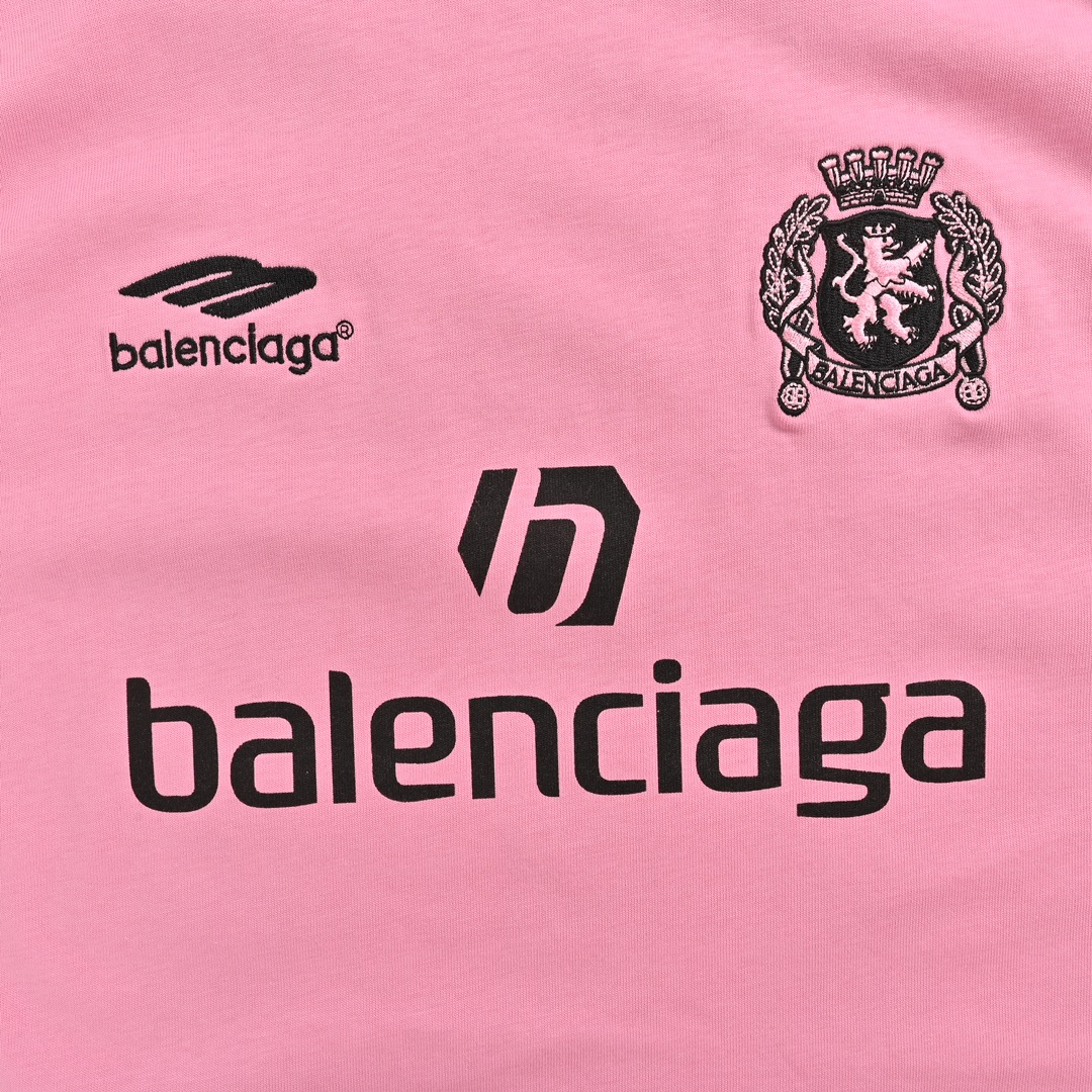 Balenciaga/巴黎世家 24ss 曼联logo印花长袖T恤