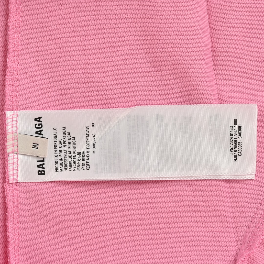 Balenciaga/巴黎世家 24ss 曼联logo印花长袖T恤